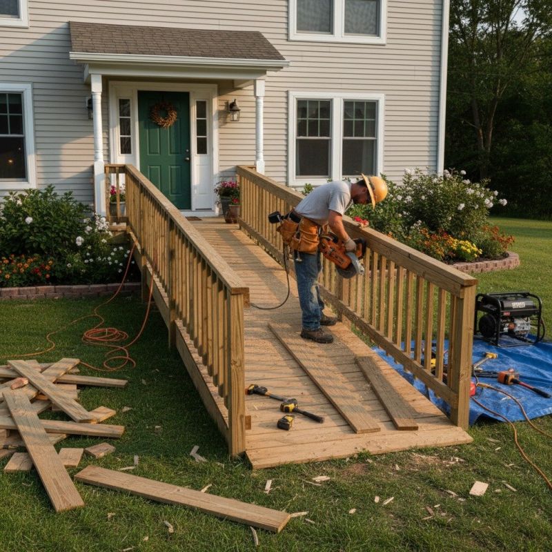 Wood Ramp Repair in Kansas City, KS